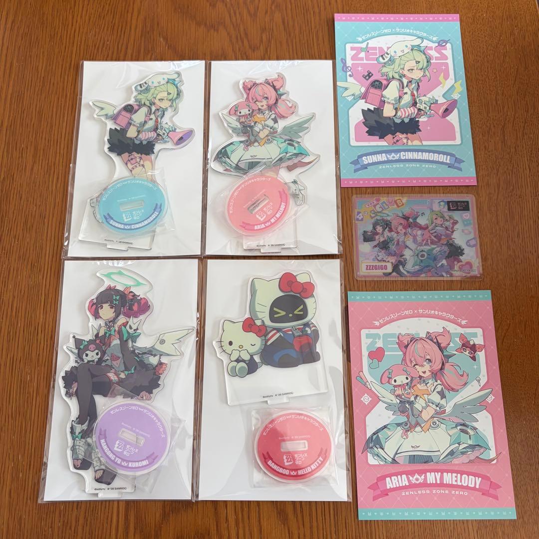 ゼンレスゾーンゼロ サンリオキャラクターズ アクリルスタンド 全4種 GIGO