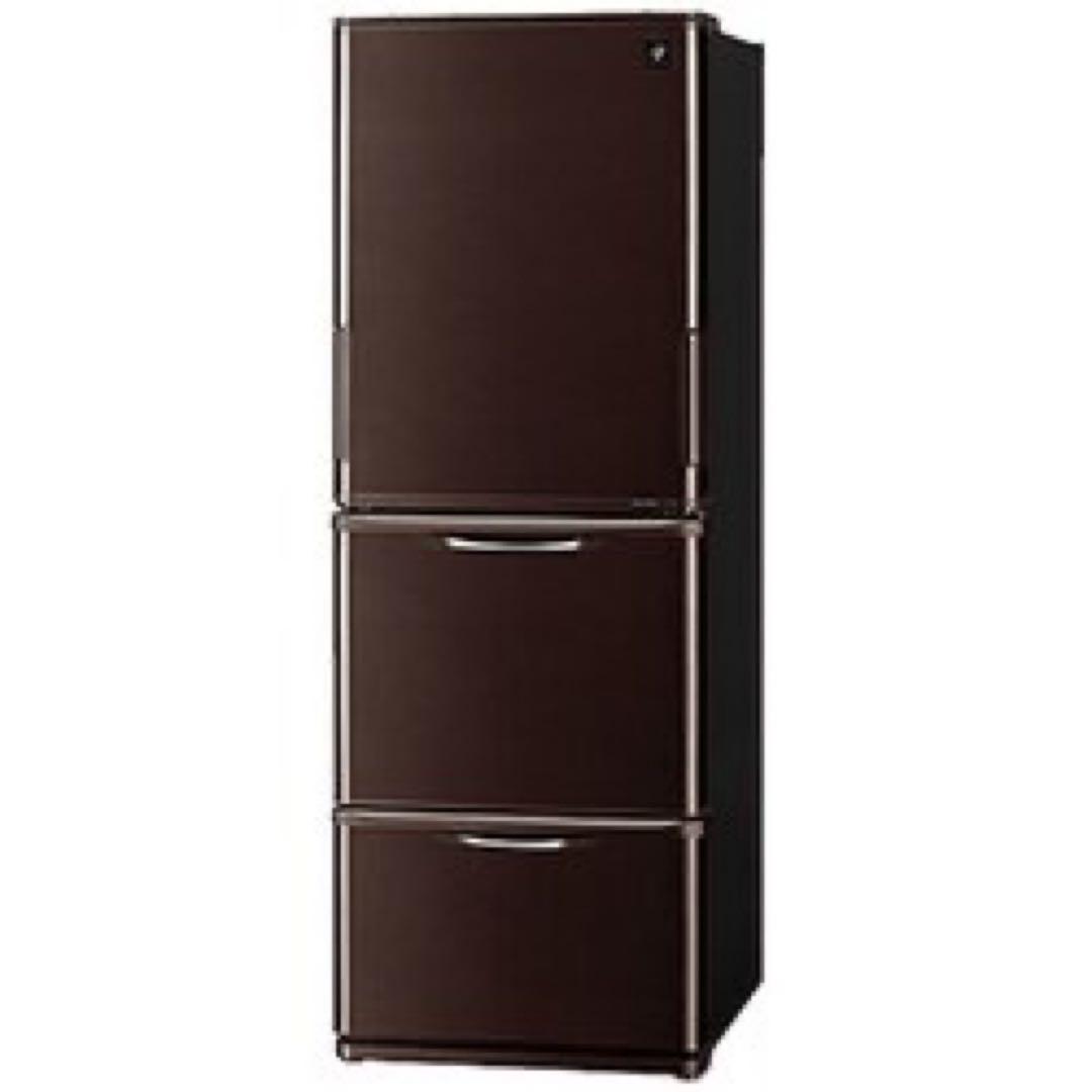 シャープ SHARP 大型冷蔵庫 SJ-PW35C-T 350L