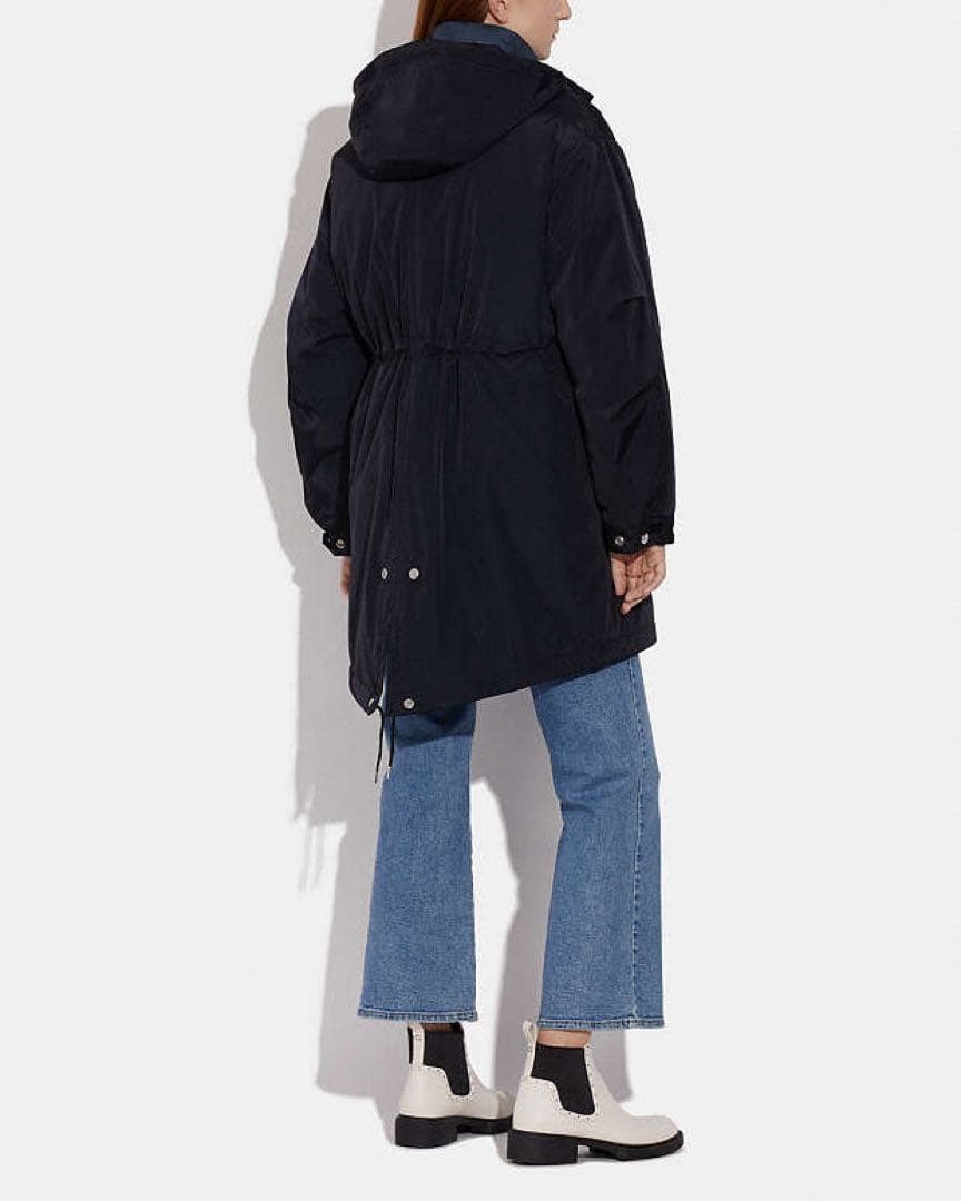 未使用タグ付 coach コーチ 2way モッズコート ダウンライナー 撥水