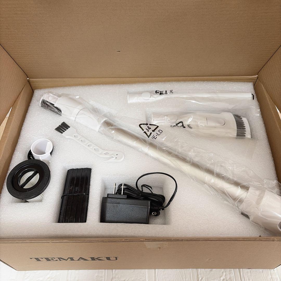 掃除機 コードレス 85KPa超強力吸引 除菌 LED 自立式 軽量