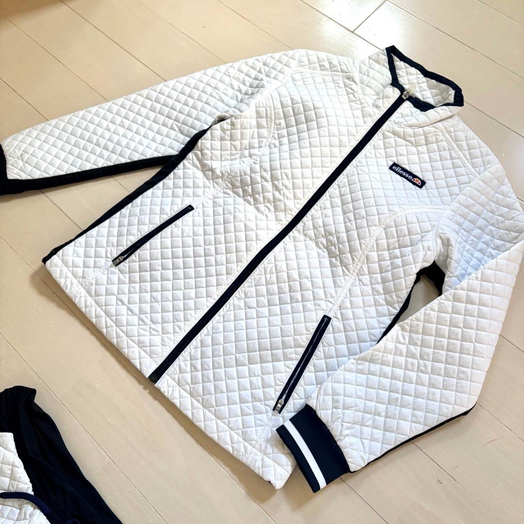 ellesse エレッセ　テニス　キルティングセットアップ　L リバーシブル