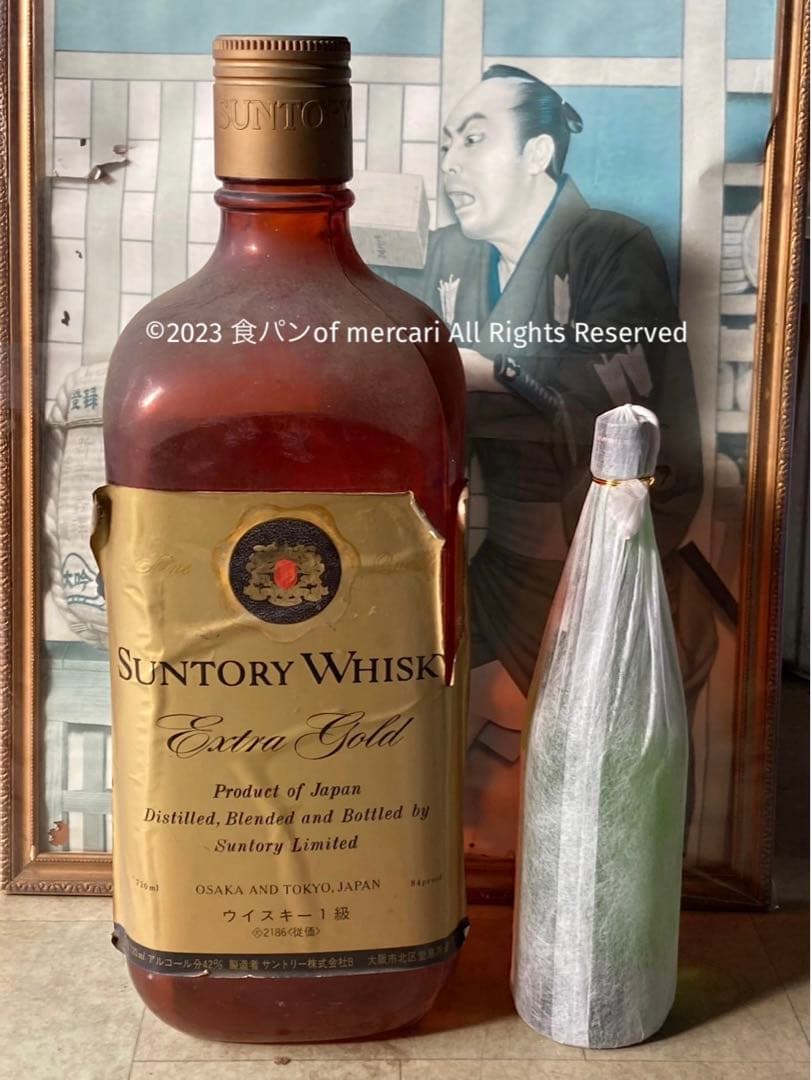 ★【特大レア】SANTORY サントリー ウィスキー ボトル 61㎝　リザーブ