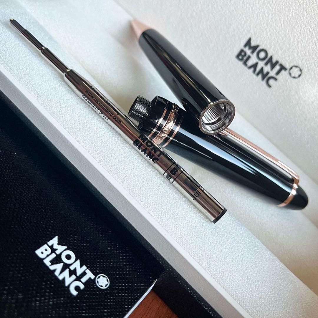 正規販売証明付 超美品 レッドゴールド モンブラン 161 ルグラン ボールペン
