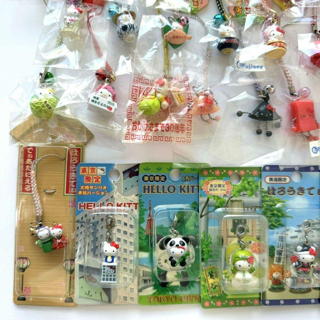 ハローキティ ご当地 根付けストラップ 69個 限定 サンリオ Sanrio