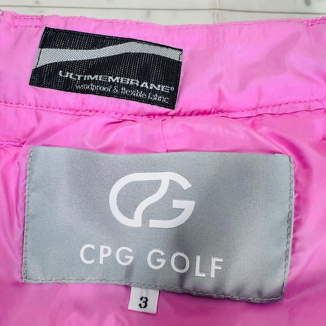 CPG GOLF 中綿スカート サイズ3 ピンク 防風ULTIMEMBRANE