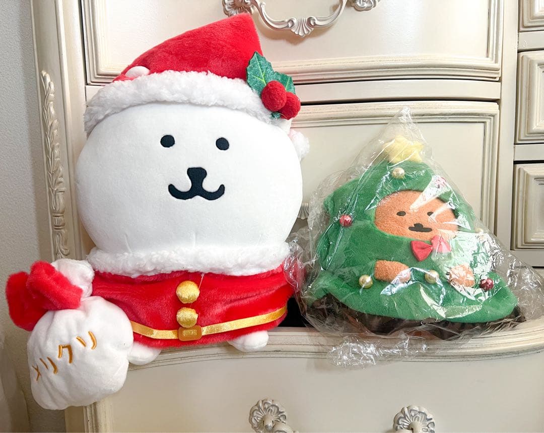 ナガノのくま　もぐらコロッケ　クリスマス　サンタクロース　ツリー　ぬいぐるみ