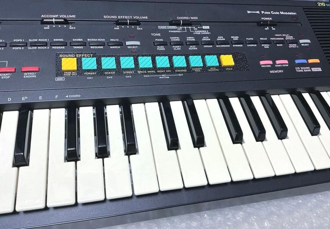 Casio MT-540☆珍品シンセ☆環境音BGM機能付き☆美品箱付き☆