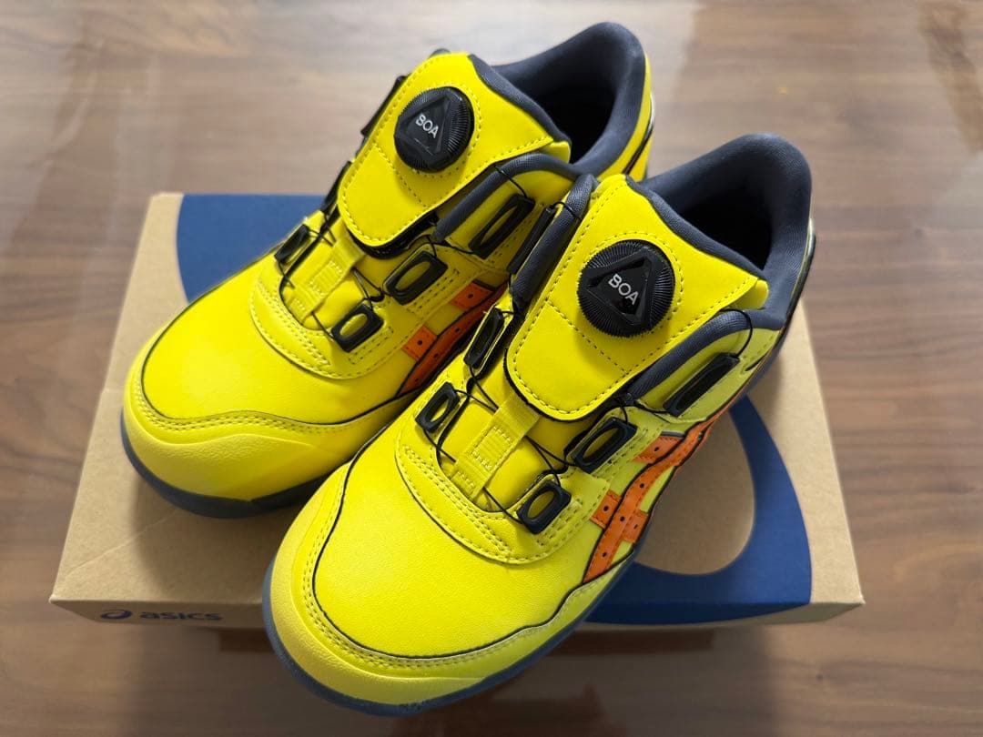 asics アシックス 安全靴 ウィンジョブ CP306 イエロー 22.5