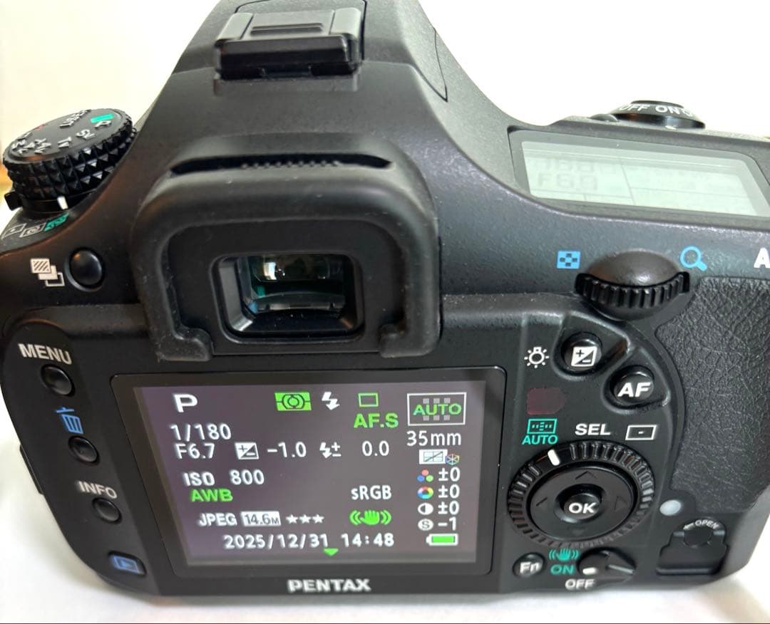 ペンタックスPENTAX K-20D 一眼レフ　レンズ3個、SD付