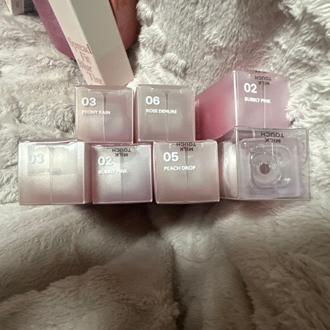 milk touch リップグロス＆ティント セット