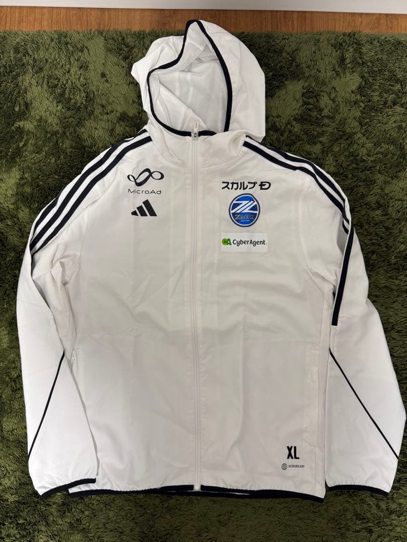 町田ゼルビア　選手支給品　ウィンドブレーカー XL ホワイト