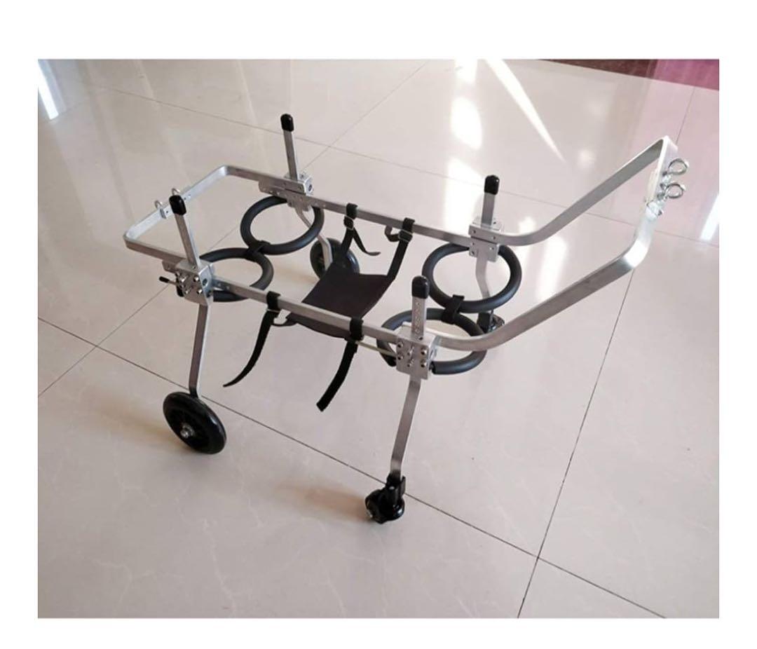 犬用車いす ステンレス製 4輪 xxs