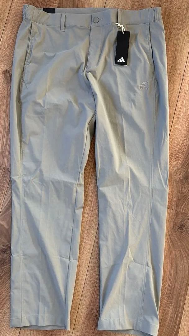 malbon adidas コラボ　ナイロンチノパンツ　ゴルフ