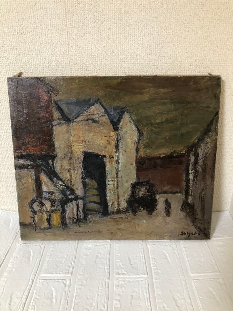 油絵（倉庫入り口）