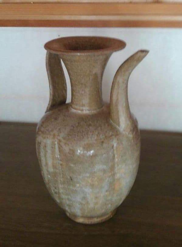 古越州窯青磁酒注　中国五代十国北宋時代