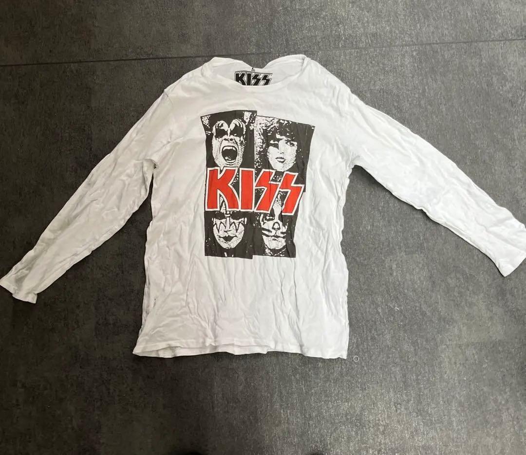 ヒステリックグラマー KISS Tシャツ ホワイト サイズL
