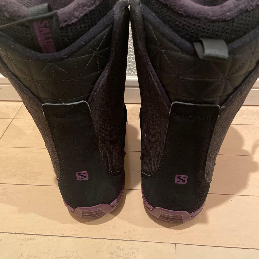 【美品】SALOMON IVY BOA SJ 23cm 紫