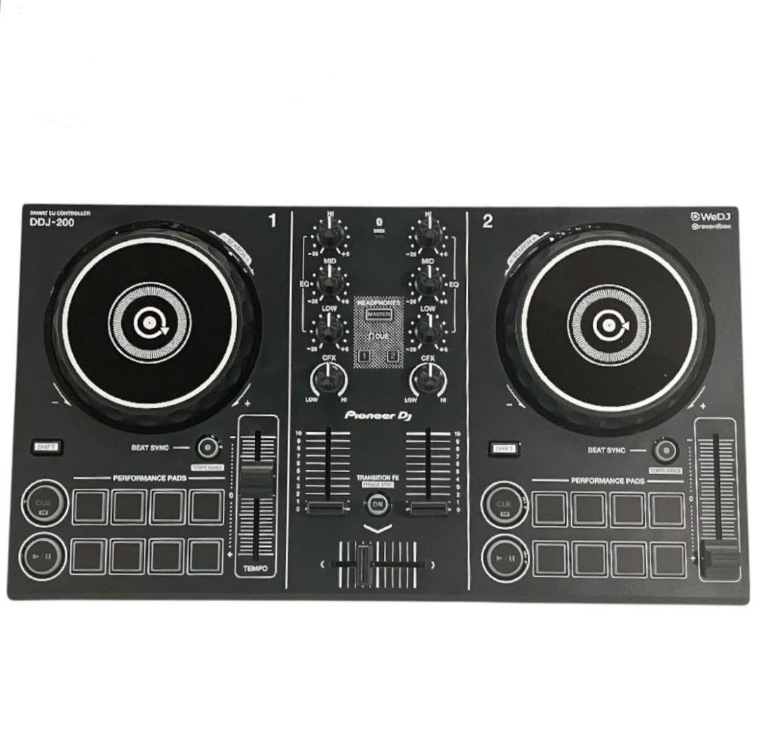 (ほぼ未使用)Pioneer DDJ-200 DJコントローラー箱、付属品完備
