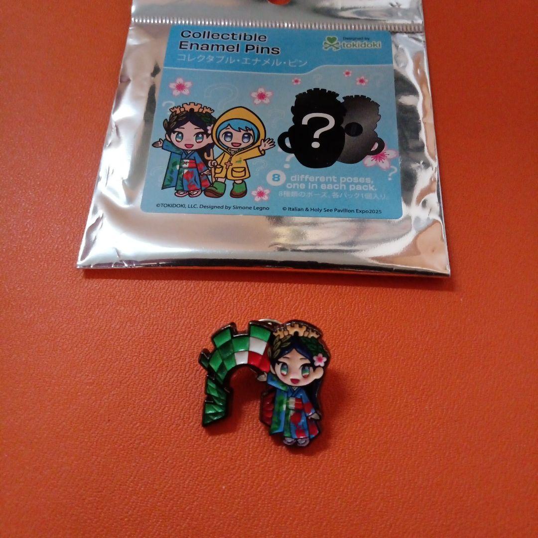 【大幅値下げ】関西万博イタリア館　 ピンバッジ　イタリアちゃん