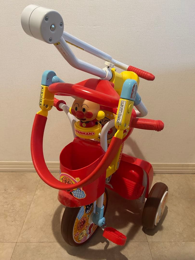 アンパンマン・折りたたみ三輪車