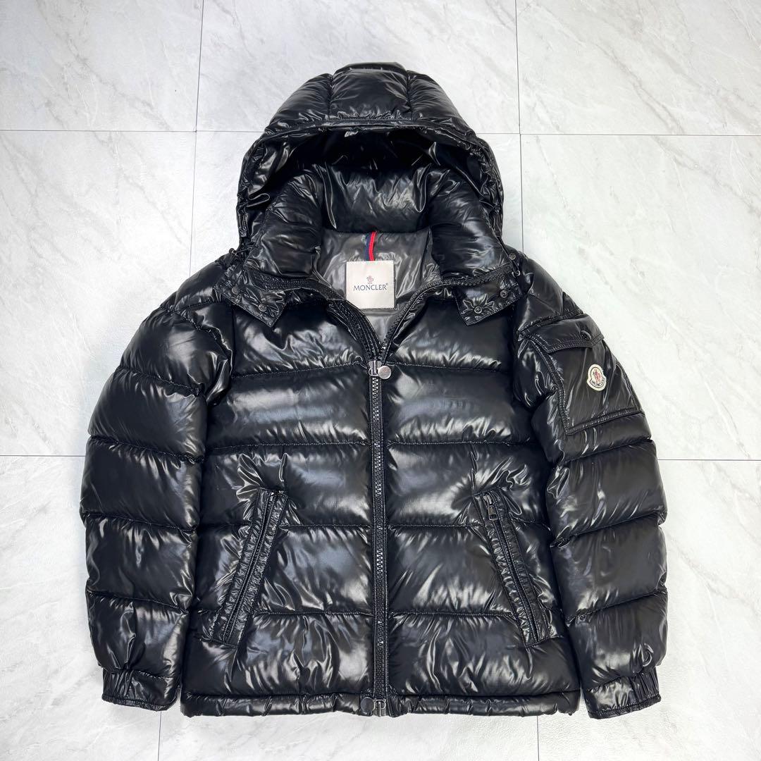 極美品 モンクレール MAYA マヤ ダウンジャケット　フード ブラック 0