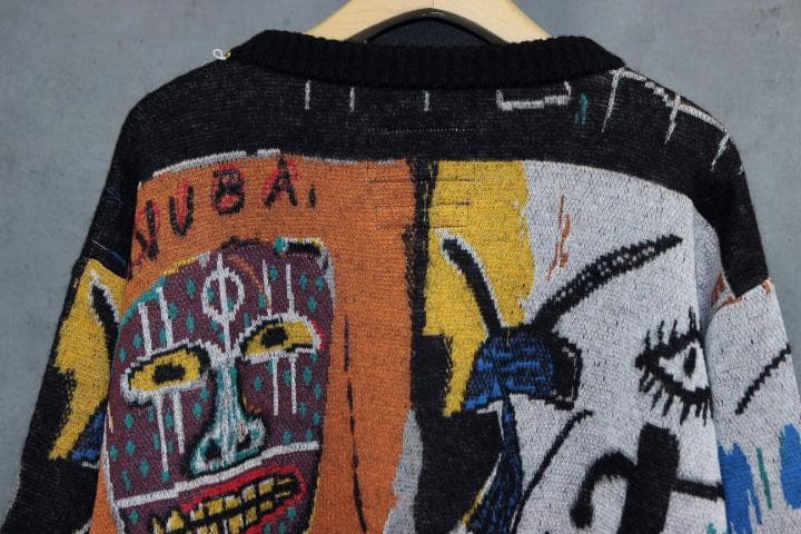 WACKO MARIA ワコマリア バスキア CREW NECK ニット XL