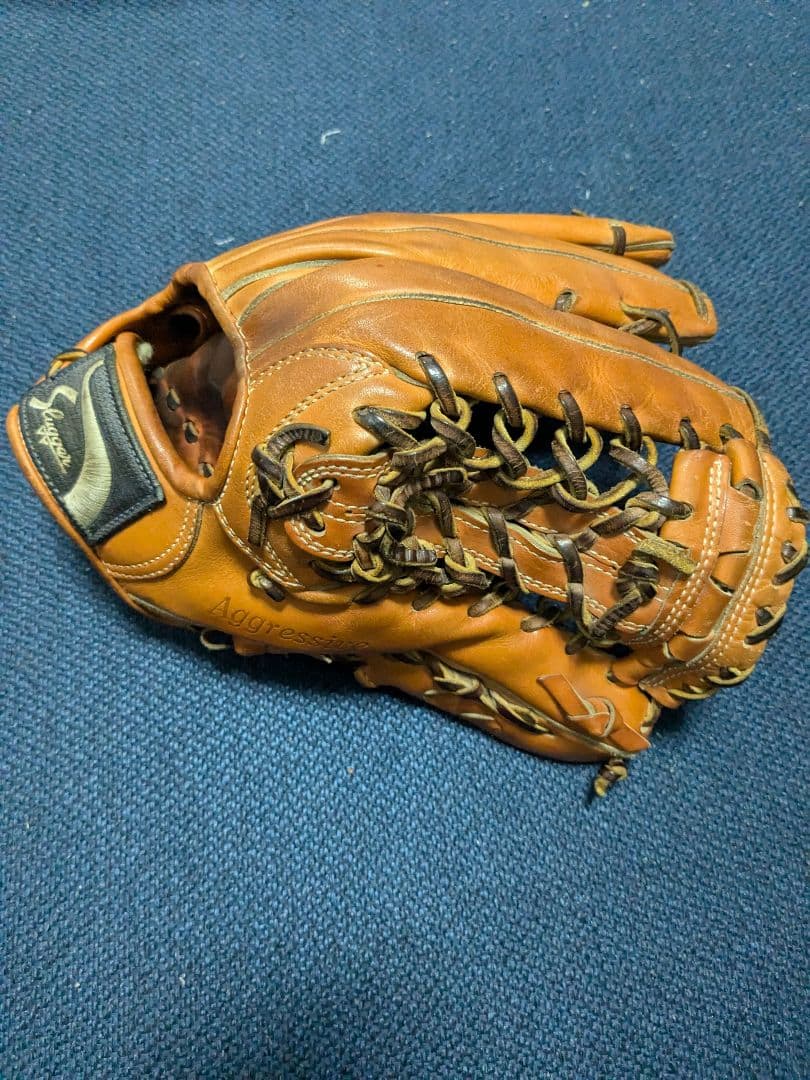 久保田スラッガー硬式野球グローブ 右投げ用 オレンジ