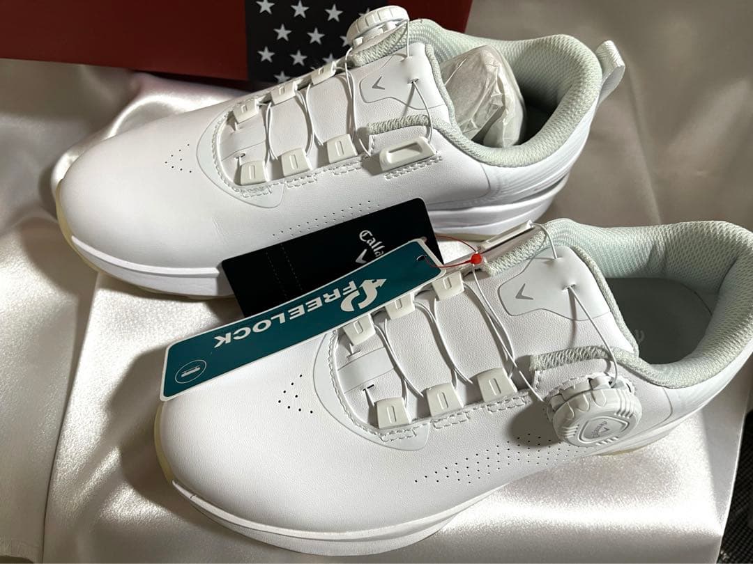 新品キャロウェイゴルフシューズ エアロスポーツ ソフトスパイクシューズダイヤル式