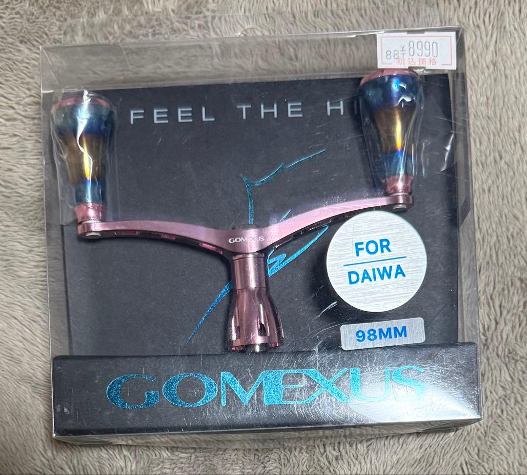 ゴメクサス　ダイワ用　ダブルハンドル　ピンク　98MM