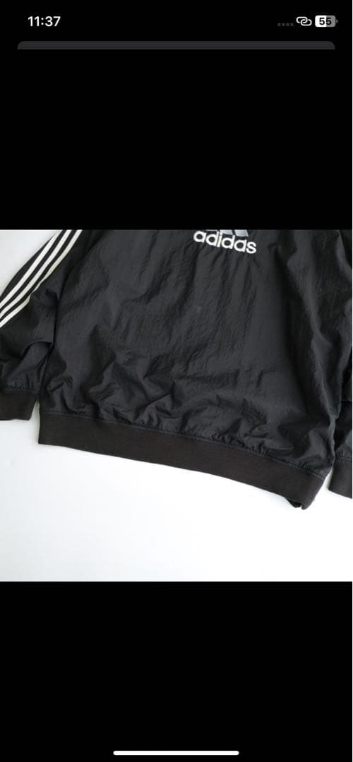 ウェア adidas 90's Pullover nylon Black XL