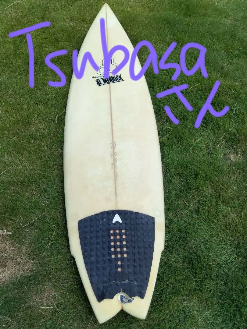 AL MERRICK ショートボード クリーム色