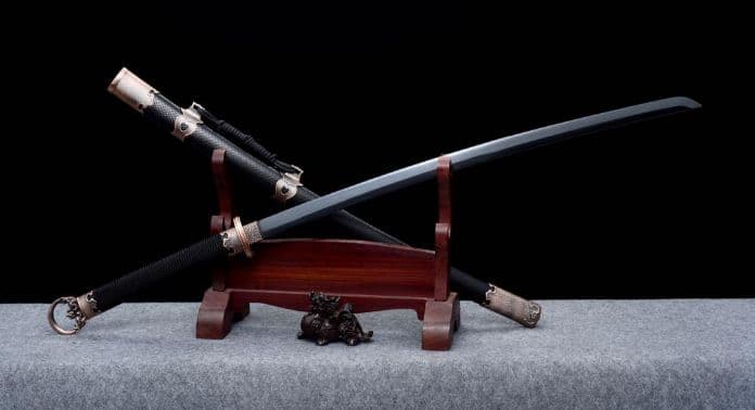 荒瀧一斗「黑天切」 居合 武士刀 日本刀