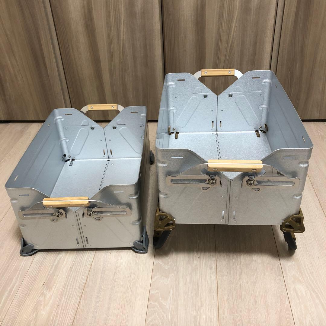 未使用品！ peak シェルフコンテナ25 2個とシェルコンレッグ