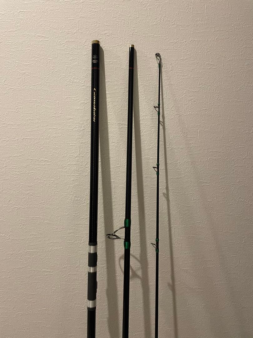 超美品　がまかつ がま投げ　競技スペシャル2 35-405 並継