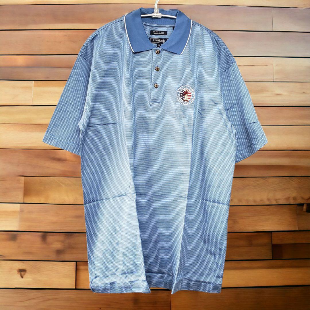 新品タグ付き PINE HURST パインハースト 水色 ゴルフ M
