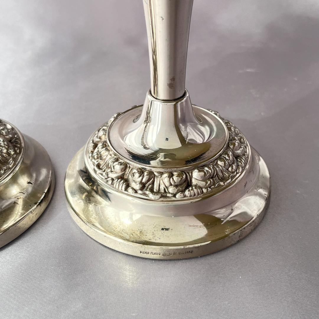 【IANTHE】薔薇のキャンドルスタンド ペア シングルスタンド