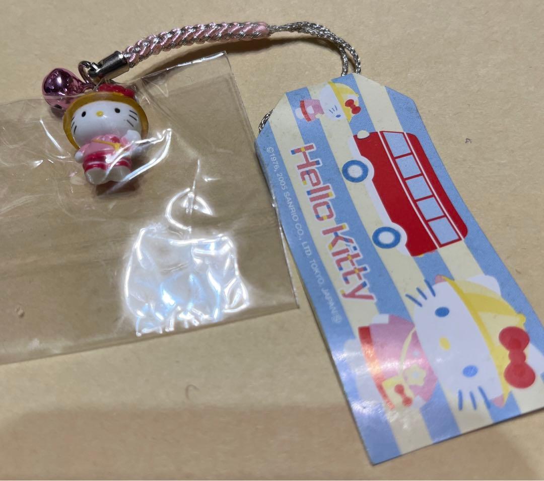 激レア❤️黄色の帽子の幼稚園キティの根付❤️2005年