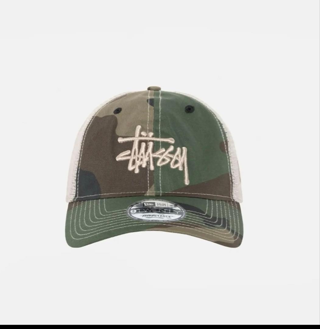 Stussy 迷彩 トラッカーキャップ 9TWENTY