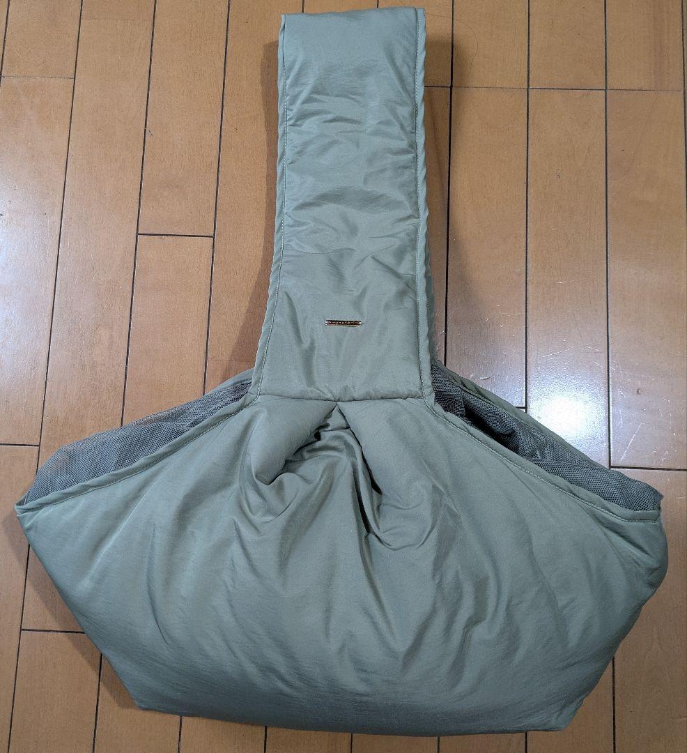 2wayハンモック型 メッシュ付き スリングバッグ