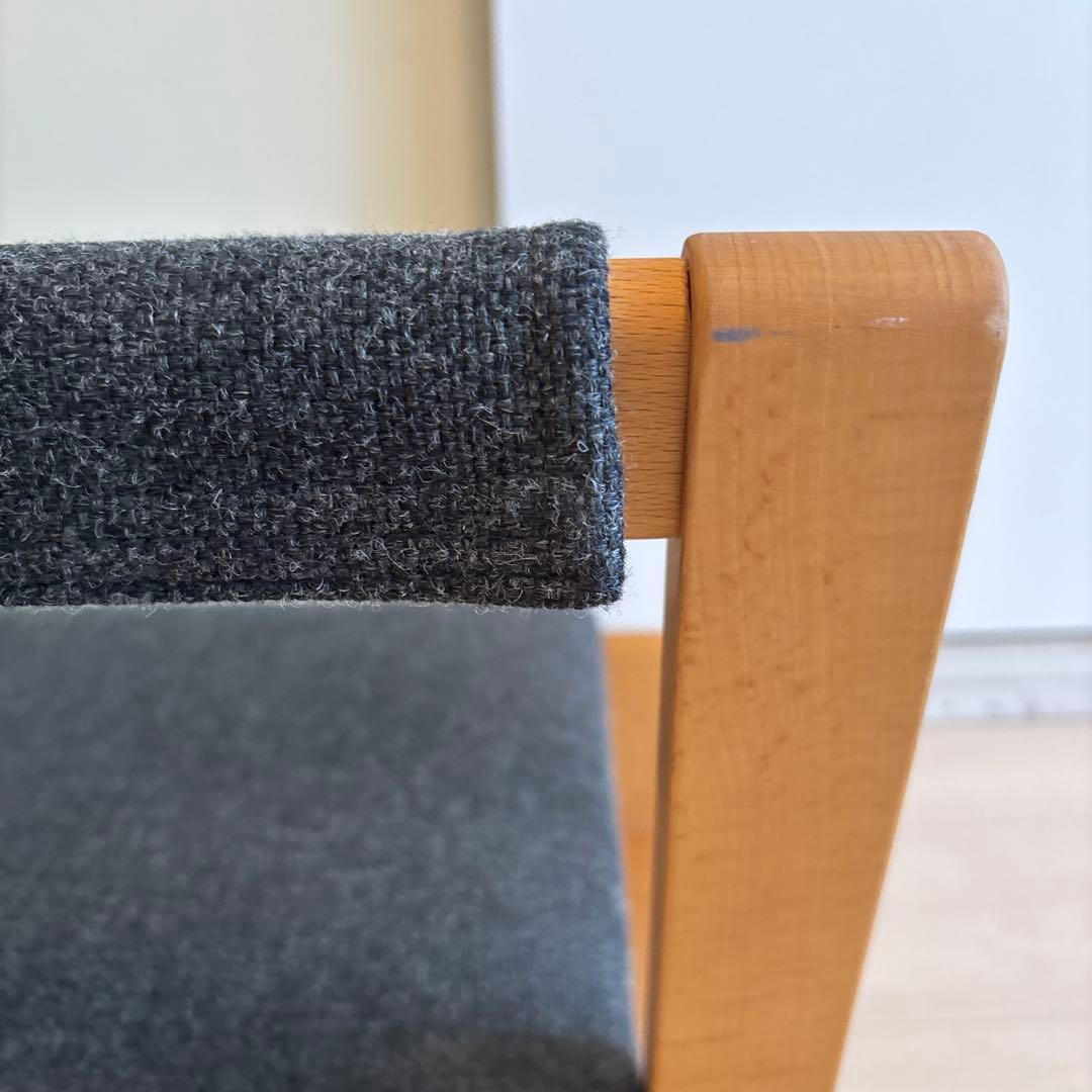 園田椅子製作所 座椅子グレー　Zagaku 木工家具