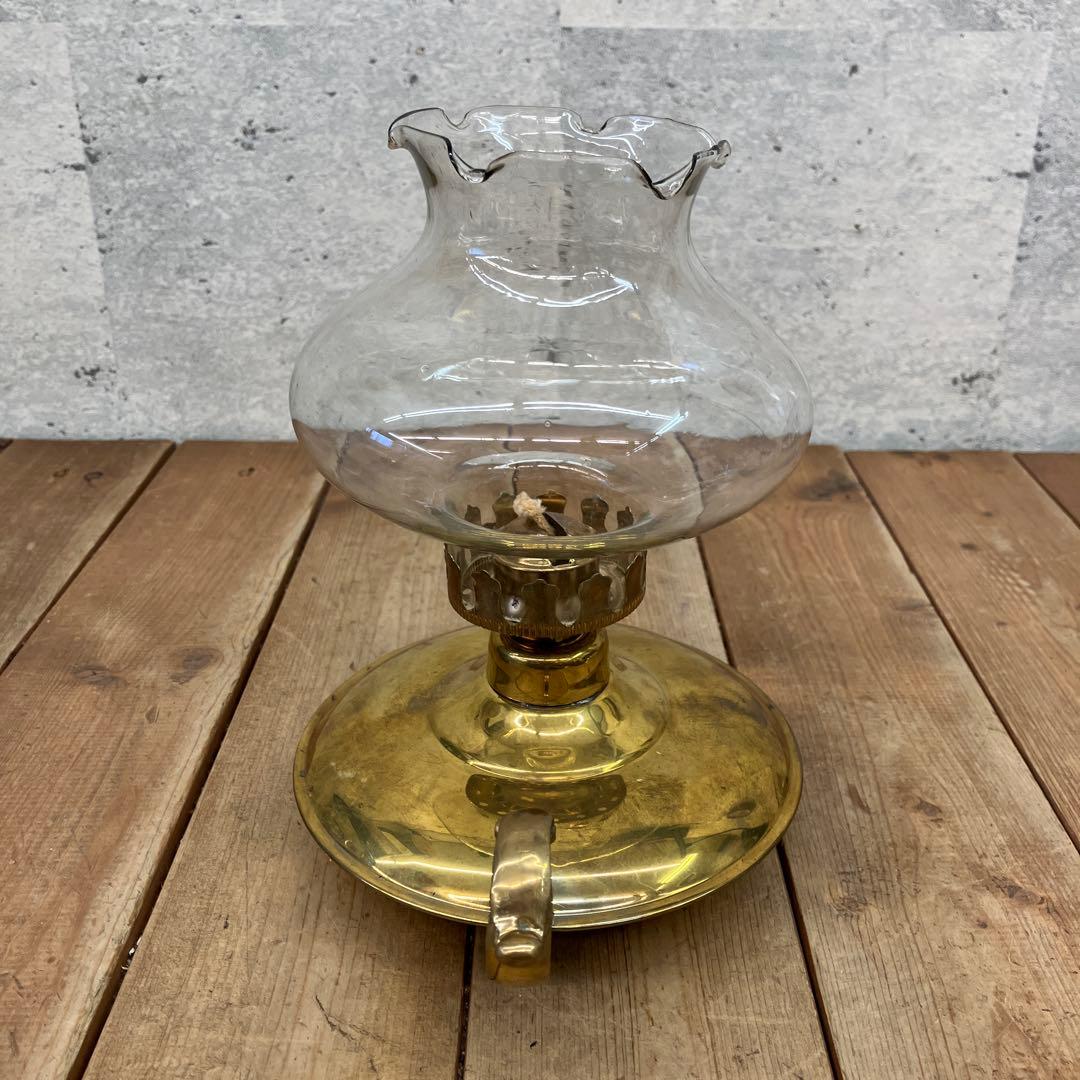 ビンテージ レトロ ガラス製 ランタン オイルランプ ガラスランプ 照明器具