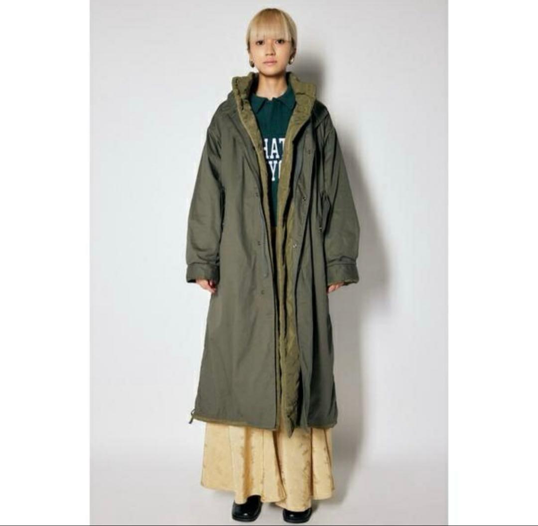 マウジー　REVERSIBLE PUFFER LONG ロングコート