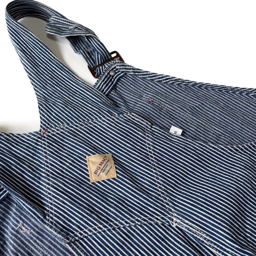 80’s 90’s BIG MAC USA製 オーバーオール ヒッコリー 46