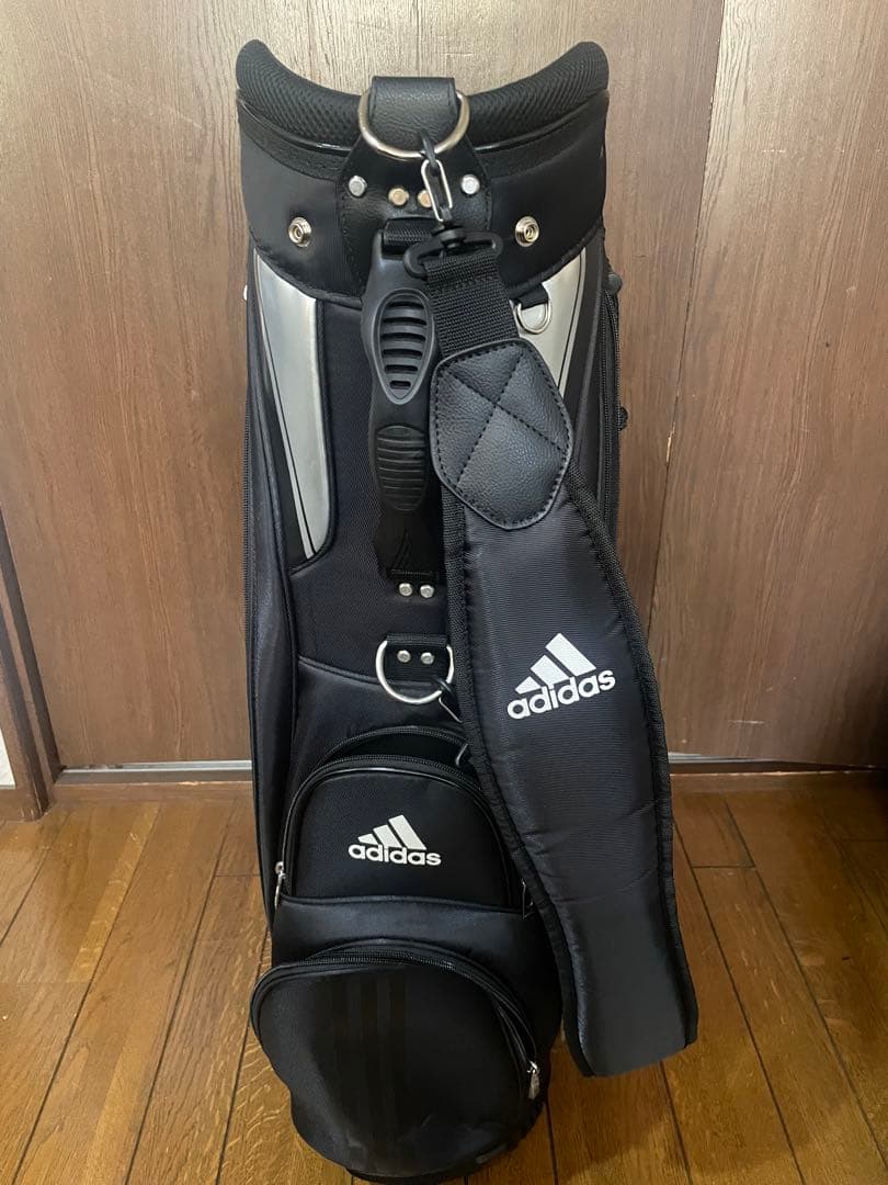 adidas ゴルフバッグ ブラック シルバー