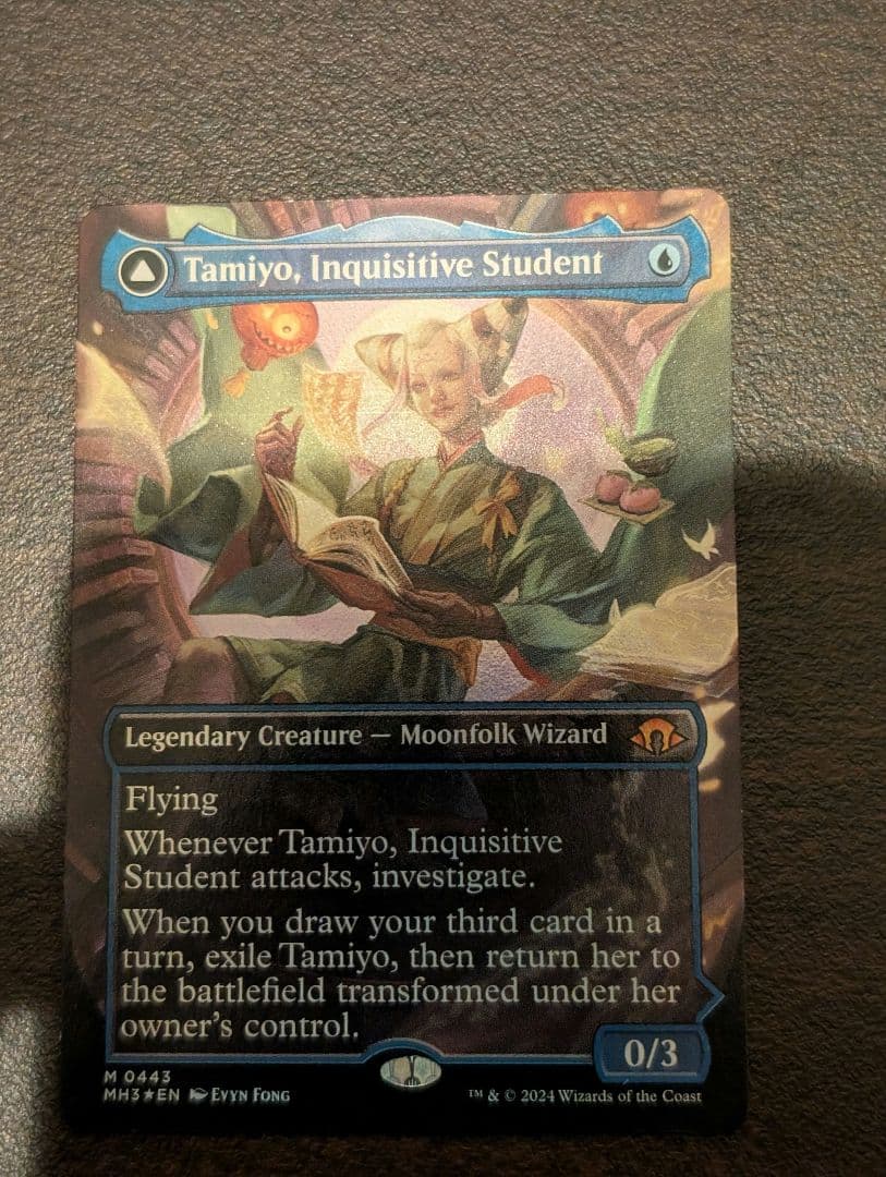 専用【知りたがりの学徒、タミヨウ】【ボーダーレス】【foil】【1枚】