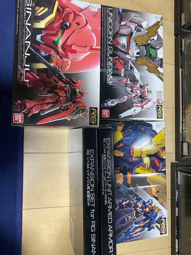 RG ユニコーン　シナンジュ　バンシィ　拡張パーツセット