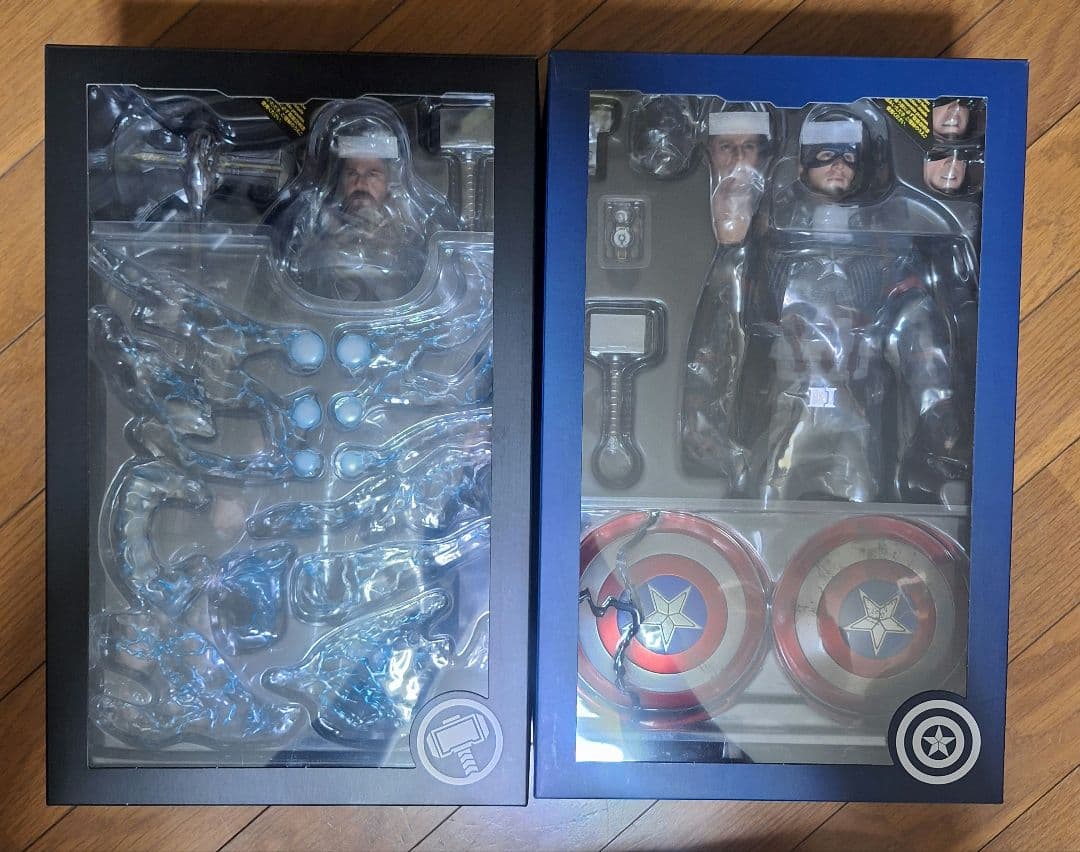 ズ*ン様 ホットトイズ　キャプテンアメリカ　マイティソー　エンドゲーム　セット
