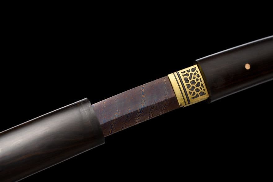 武具　刀装具　日本刀　模造刀   居合刀 黒檀居合刀