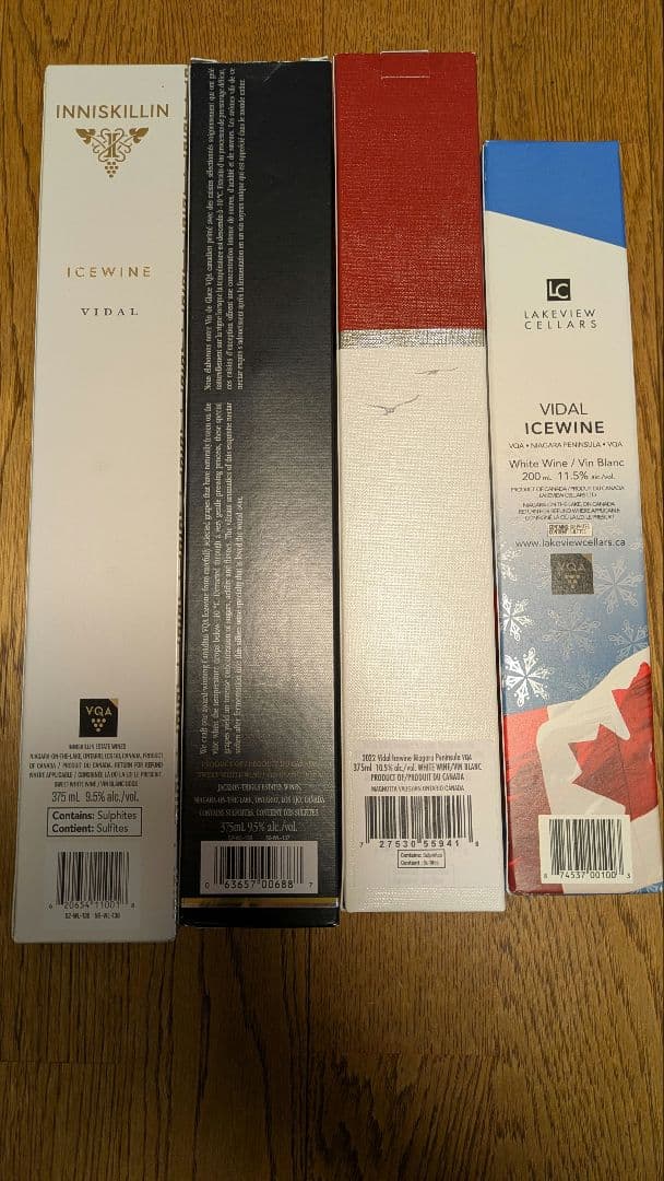 カナダ アイスワイン 6種類8本セット