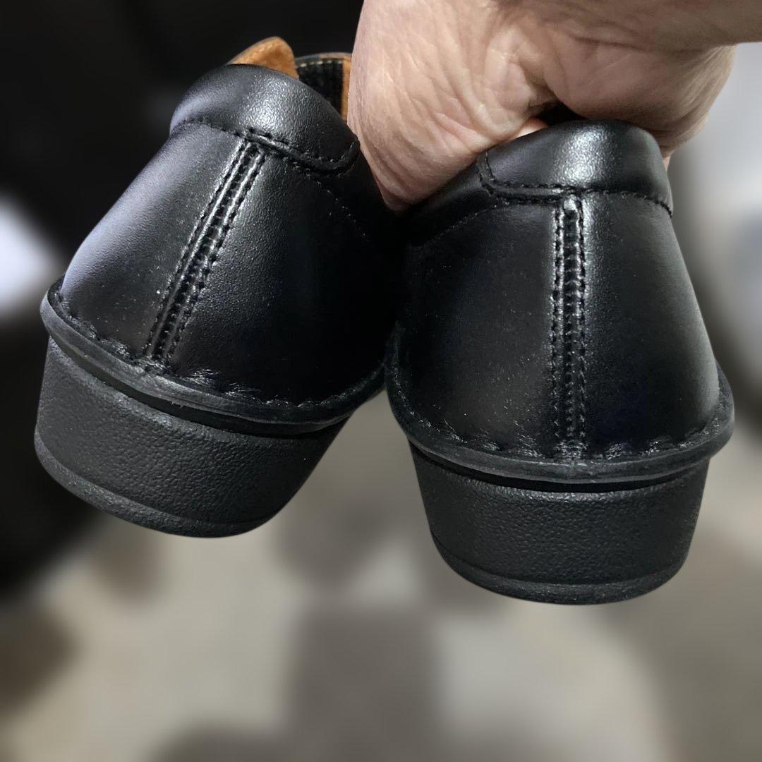 超美品　H.P.S. ブラック　コンフォートサンダル 24.5cm